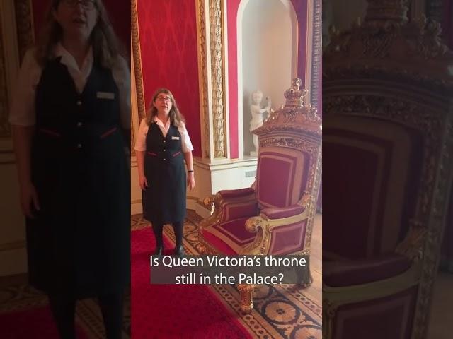 Where is Queen Victoria's throne kept?