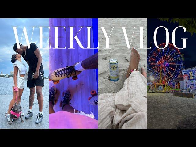 WEEKLY VLOG SKATING+BRUNCHAHOLICS+FAMILY BEACH DAY+PENN'S LANDING!