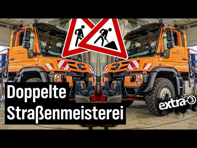 Realer Irrsinn: Neue Doppelstrukturen im Straßenbau | extra 3 | NDR