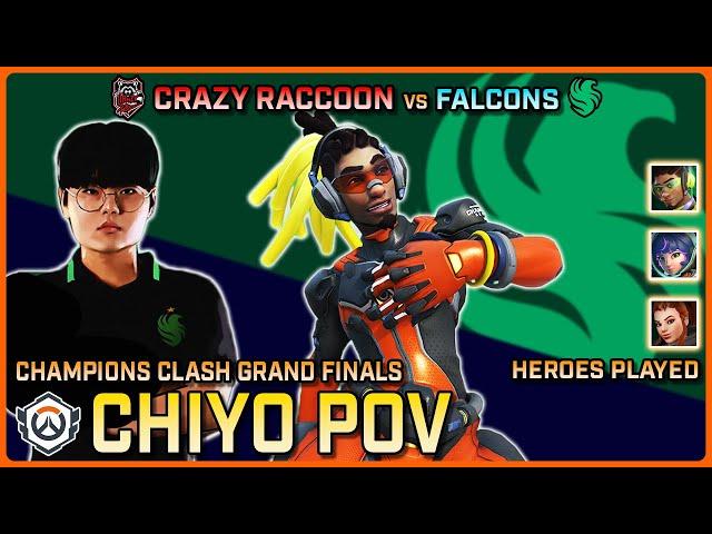 [ ChiYo POV + Cam ] Crazy Raccoon vs Team Falcons | Grand Finals | Champions Clash