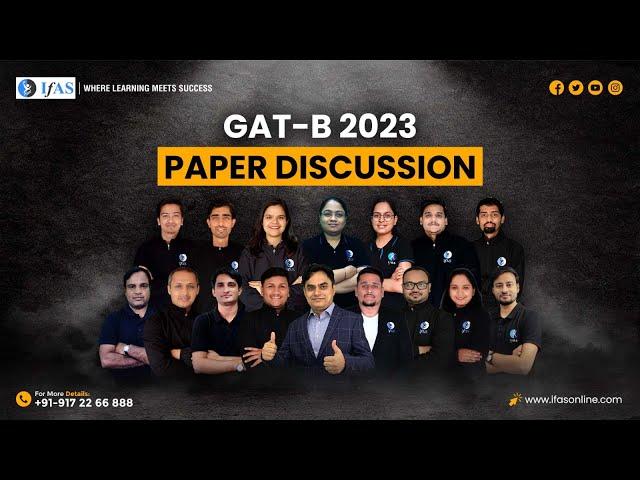 GAT B 2023 | Paper Discussion | Biotechnology | Must Watch 