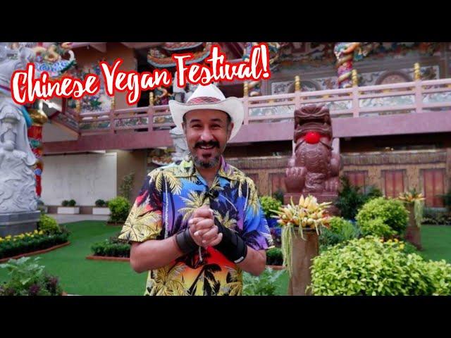 The Biggest Chinese Vegan Festival in Chonburi, Thailand!