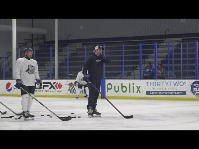 Jacksonville Icemen in their Brandon Mashinter era