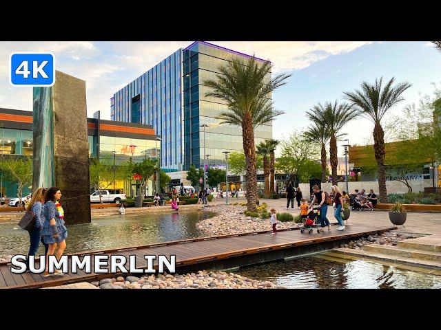 [4K] Walking Tour of Downtown Summerlin, Las Vegas, Nevada