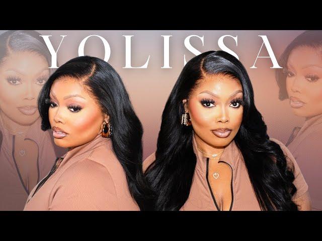 MOST NATURAL PRE CURLED HD FRONTAL WIG INSTALL FOR BEGINNERS | YOLISSA HAIR & MsCreativeDiva