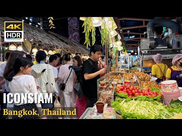 Incredible Thai Street Foods At SookSiam Dinning | ICONSIAM | Bangkok | Thailand [4K HDR]