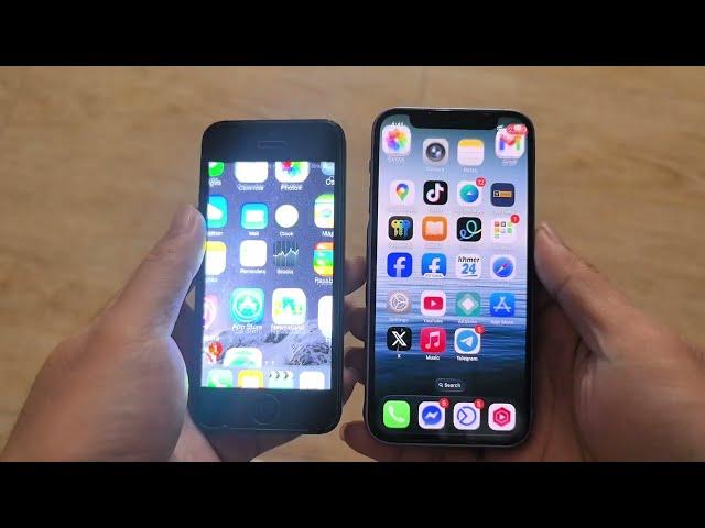 iOS 26 vs iOS 8 DESIGN