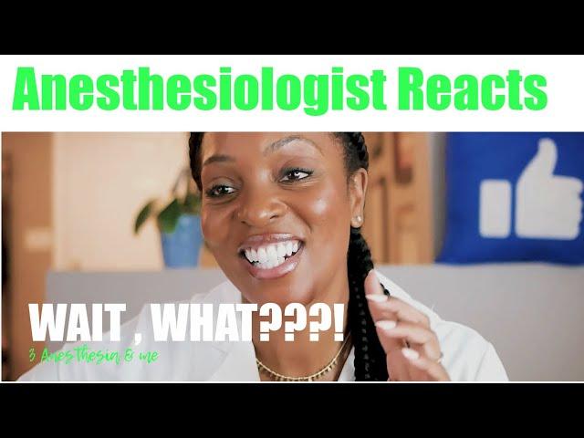 Anesthesiologist REACTS to Anesthesia Procedure