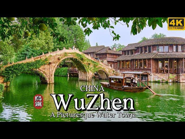 [4K CHINA] Walking In Wuzhen, A Picturesque Water Town in China