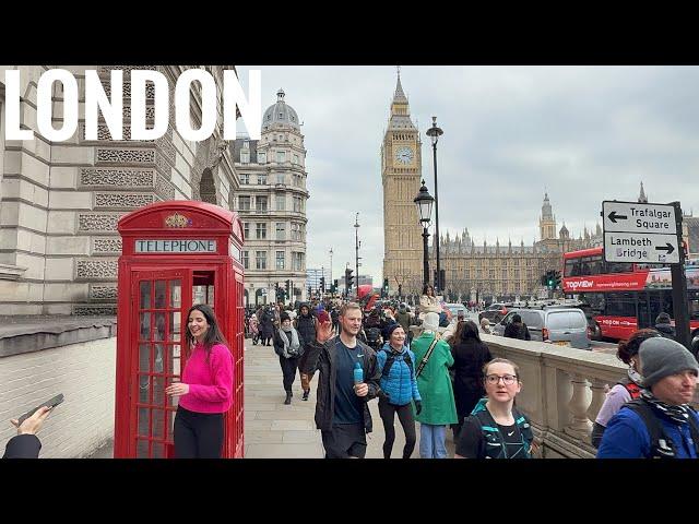 London Walk 2025 | Westminster to Oxford Street | Central London Winter Walking Tour [4K HDR]