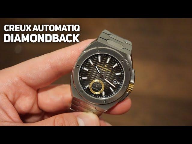 CREUX Automatiq Diamondback Watch Review - CA-06 - Steel and Rubber Versions