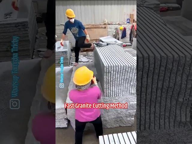 Amazing Granite cutting Skills #Shorts #Toptrending #Labour #coolie #Skills