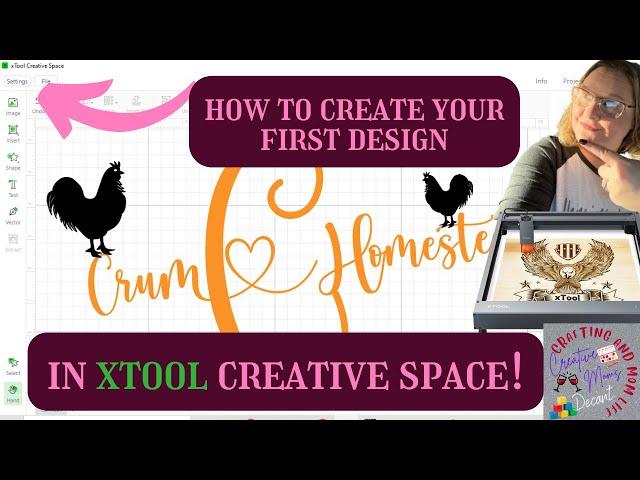 How to create your first design in X-tool Creative Space *beta tester