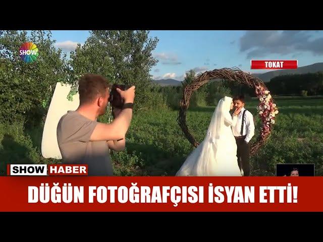 Düğün fotoğrafçısı isyan etti!