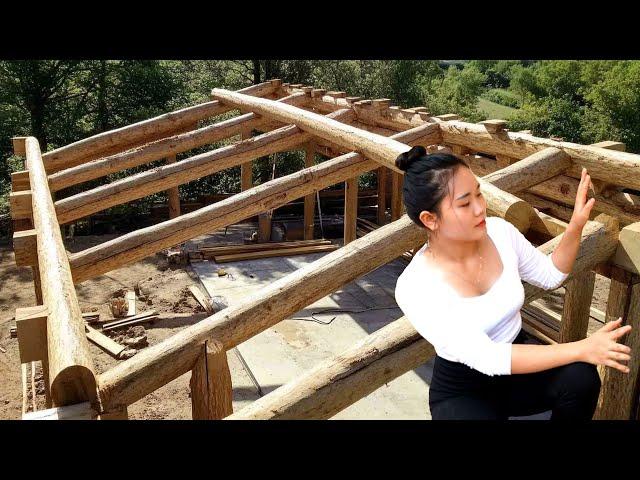 Building Your Own Massive Log Cabin | Full Timber House Construction Process in the Forest