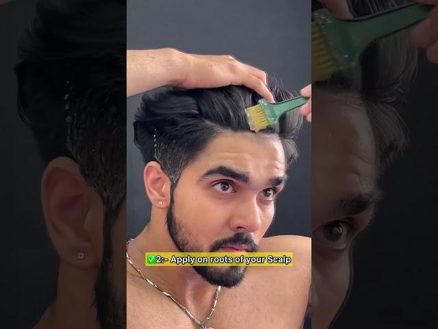 White Hair at Early Age?‍#dailyshorts #haircare #mens #hair #homeremedy #greyhair #hairproblems