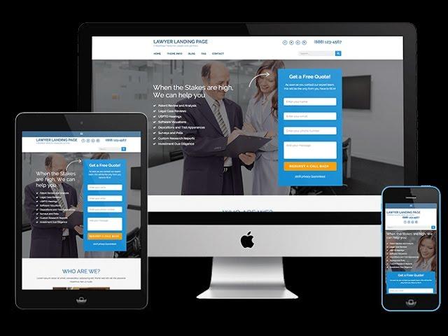 How To Create Law Firm Website or Landing Page Using Free WordPress From Scratch 2017