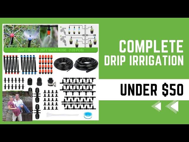 Greenhouse Micro Drip Irrigation System MIXC Complete Install #diy #how #howto