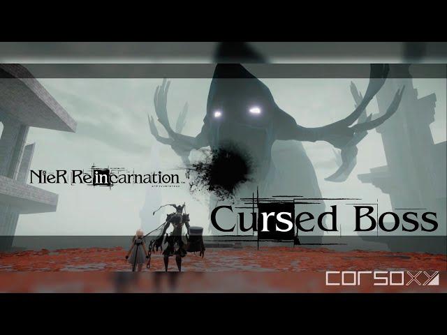 NieR Reincarnation - Cursed God Boss Battle [4k Ultrawide 18:9 Mode]