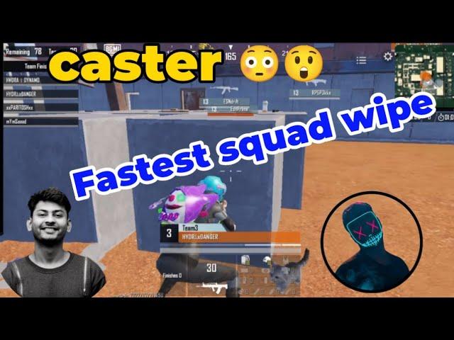 Team dynamo squad wipe just a second  in hydra elites  || caster Shocked