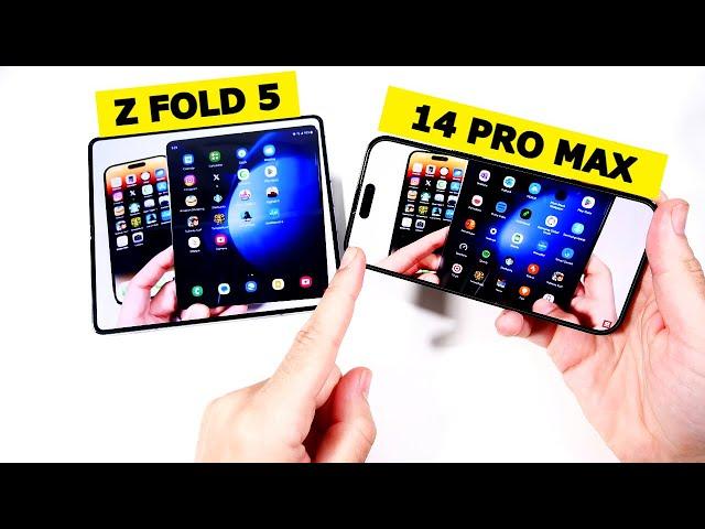 20 Ways Galaxy Z Fold 5 is Better Than iPhone 14 Pro Max