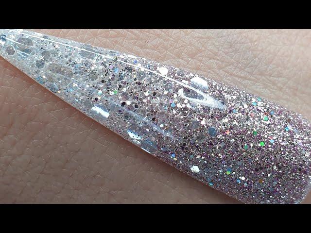 Elegant ombre glitter / How to do Gel nails with Merlin nails / Online Nail Courses Video tutorial