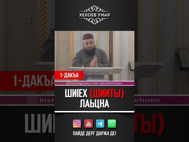 УМАР ХЕХОЕВ "ШИ1ЕХ (ШИИТЫ) ЛАЬЦНА" ХЬЕХАМ