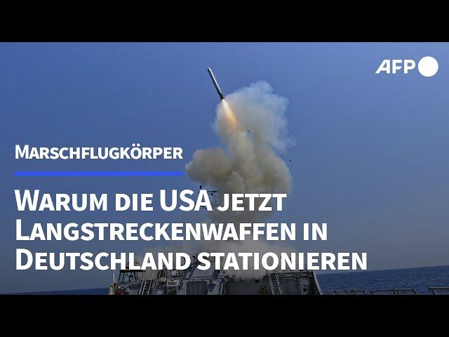 Warum die USA jetzt Langstreckenwaffen in Deutschland stationieren | AFP