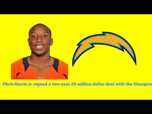 Chris Harris jr. Signs 2 year 20 million dollar deal with the Chargers/RANT