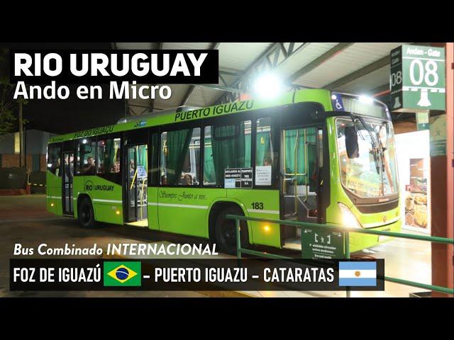 Buses FOZ DE IGUAZU - CATARATAS IGUAZU ARGENTINA on buses Rio Uruguay