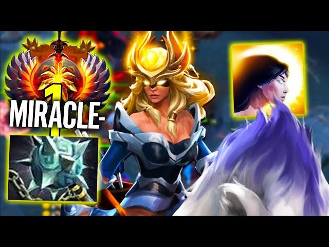 Miracle- really likes Mirana Carry - Insane Game Dota 2 Pro gameplay