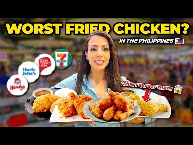 Fast Food  VS Convenience Store Chicken in The PHILIPPINES !