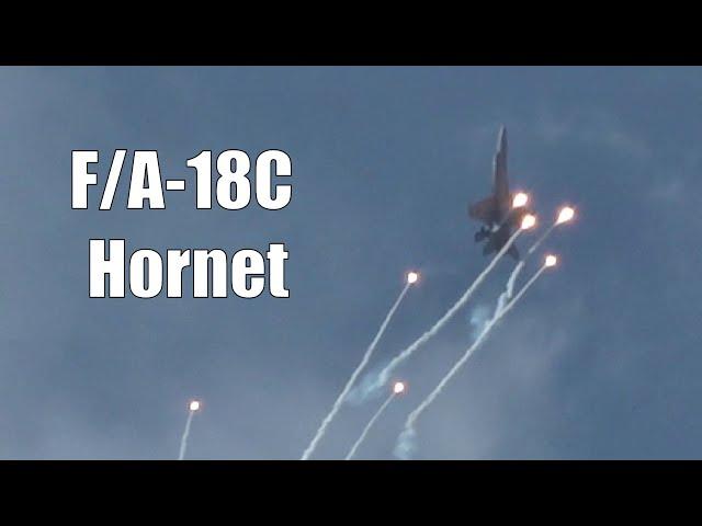 So Much Flares - Finnish F/A-18C Airshow - Turku 2023