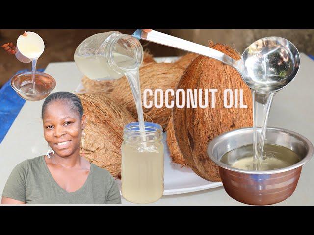 HOW TO MAKE EXTRA-VIRGIN COCONUT OIL. BY LEAH SCREEN!! | COOKING OIL...