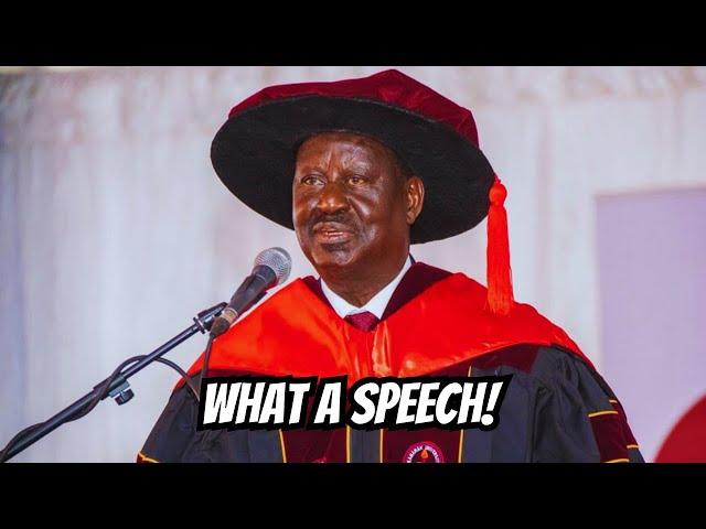 Raila Breaks Silence After Ruto Nominated Uhuru's Men to Cabinet as he Speaks at Kabarak University!