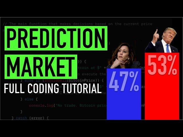  Prediction market on the Blockchain - Full coding tutorial