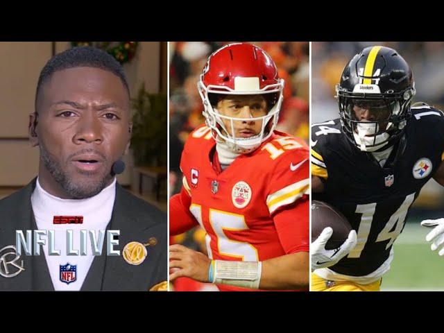 NFL LIVE | Steelers can find a way to beat Chiefs on Christmas Day! - Ryan Clark HYPED Pickens back