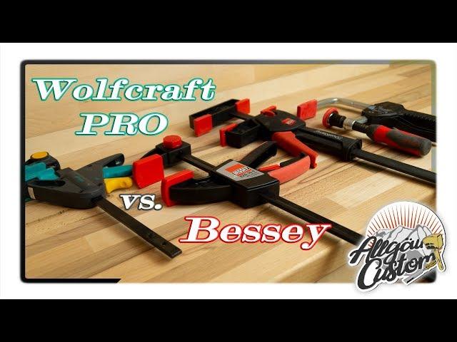 Wolfcraft Pro vs. Bessey der Einhandzwingen Vergleich