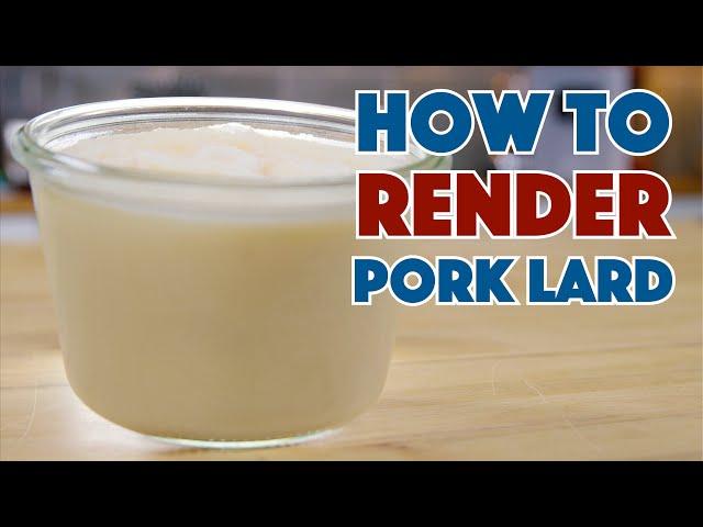 How To RENDER PORK Leaf Fat For Lard