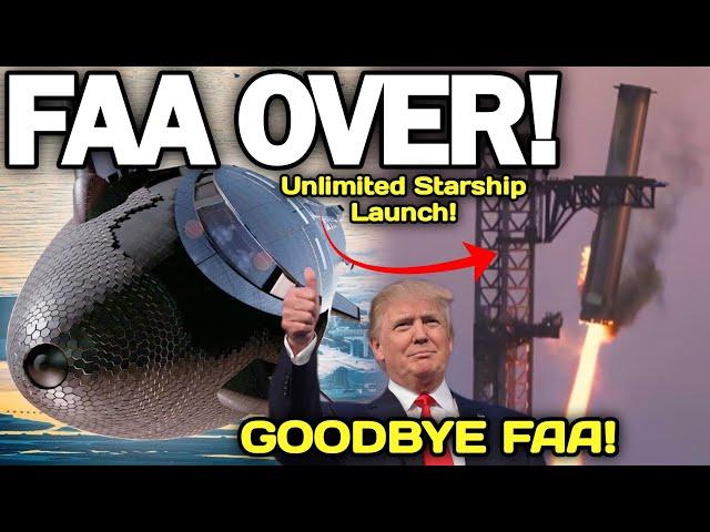 Donald Trump Declared NEW Decision for FAA Delaying SpaceX Starship Launch! Something Weird Happened