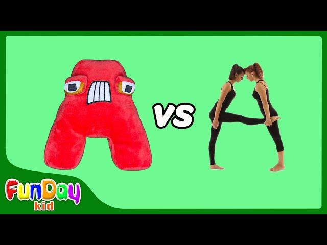 Alphabet Lore Vs Human Alphabet | Learn Letters with Alphabet Lore and Human Alphabet | @FunDayKid ​