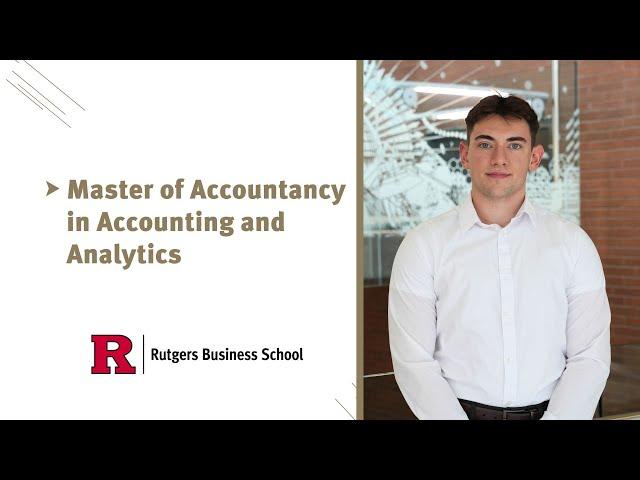 Rutgers master’s in accounting: Strong ROI, Connections to Big 4, readies you for the CPA