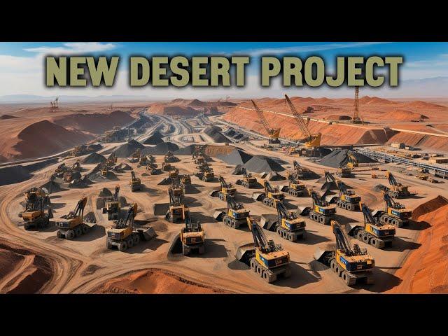 Afghanistan new desert project: The start of the iron mining project in Herat, Afghanistan.