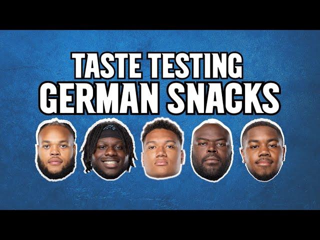 Taste Testing German Food: Panthers Edition