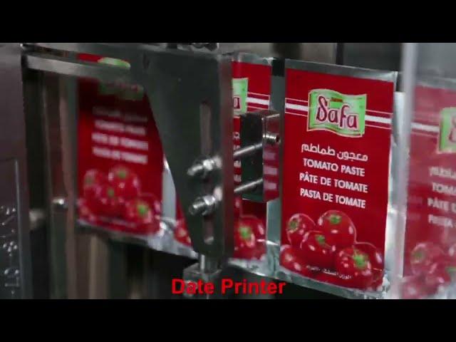 Tomato Sauce Doypack Packing Machine