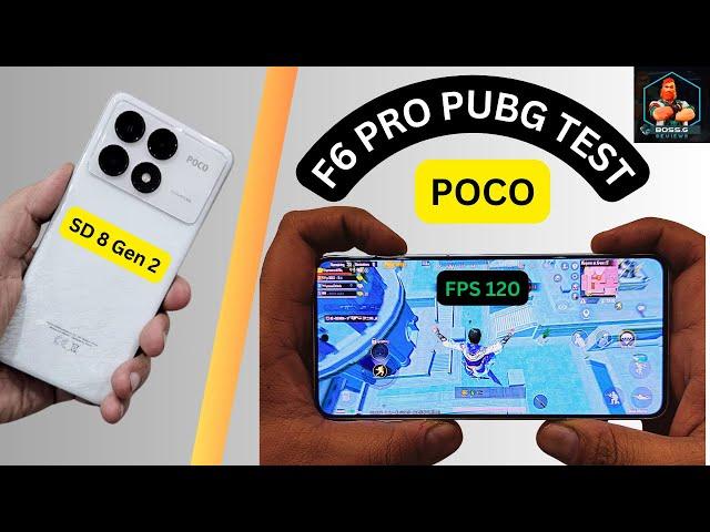 Poco F6 Pro PUBG/BGMI Test 120 FPS | Display, Battery and Performance!