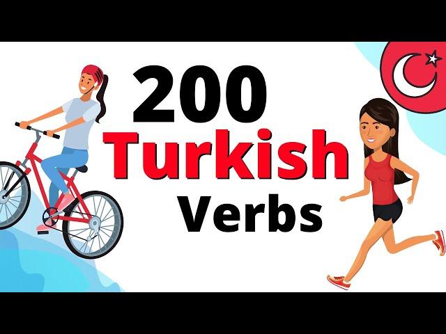 Learn Turkish Verbs ‍‍ TOP 200 VERBS IN TURKISH ‍‍Perfect Turkish Lesson