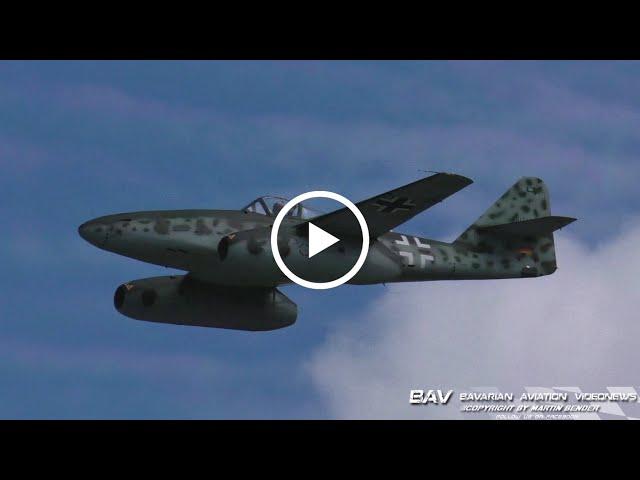 Messerschmitt Me262A-1a - Messerschmitt Stiftung D-IMTT - flyby & landing at Manching Air Base