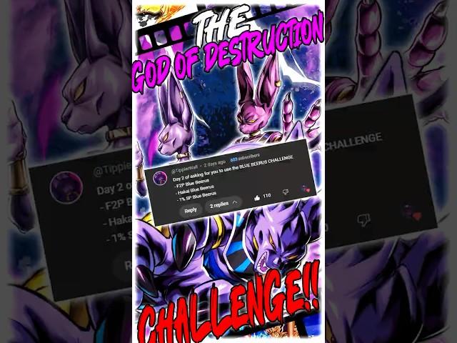 The GOD OF DESTRUCTION Challenge?! Using Beerus in Dragon Ball Legends