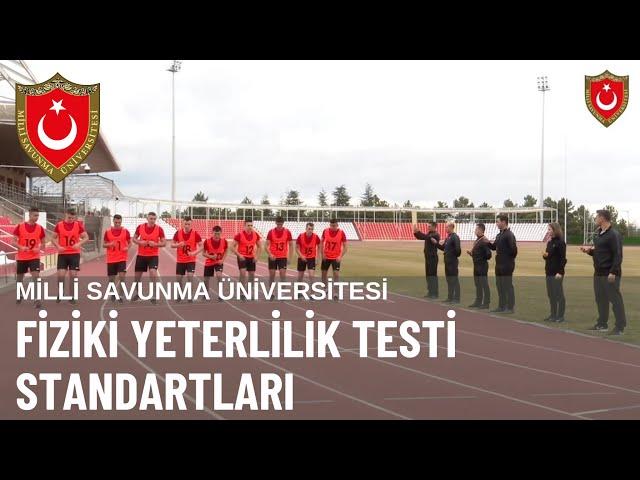 Milli Savunma Üniversitesi Fiziki Yeterlilik Testi Standartları